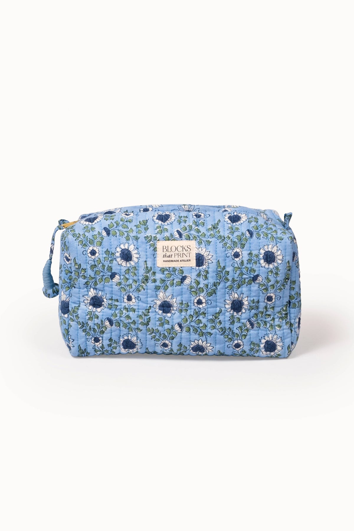 Large quilted travel pouches