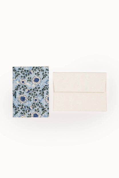 Hand Block Print Enveloped Assorted Greeting Cards(Set of 6)