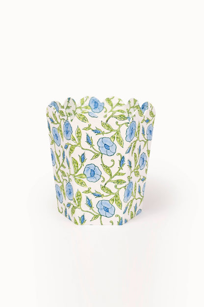 Block Print Storage/Waste Basket - Inaya (Collapsible)