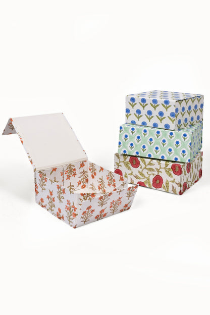 Decorative Storage & Gift Boxes (Collapsible) - Leela Apricot