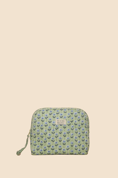 Green Blooms Amer Pink Everywhere pouch