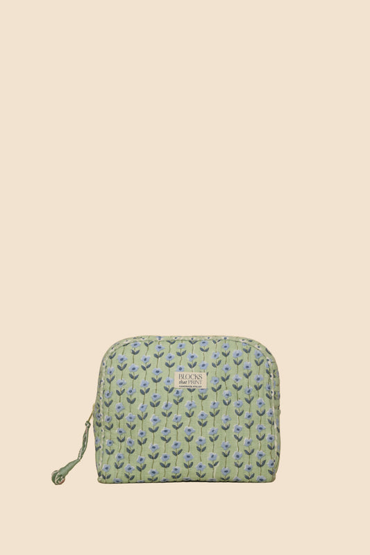 Green Blooms Amer Pink Everywhere pouch