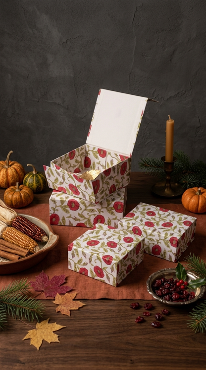 Decorative Storage & Gift Boxes (Collapsible) - Ruby Inaya