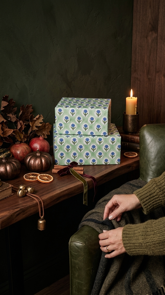Decorative Storage & Gift Boxes (Collapsible) - Mint